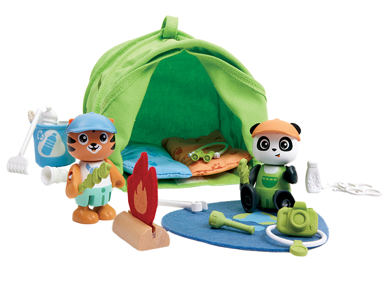 Poppenhuis - Hape Eco Camping - per set