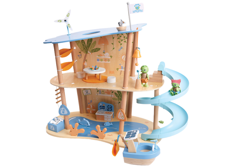Poppenhuis - Hape Ocean Rescue Beach House - per set