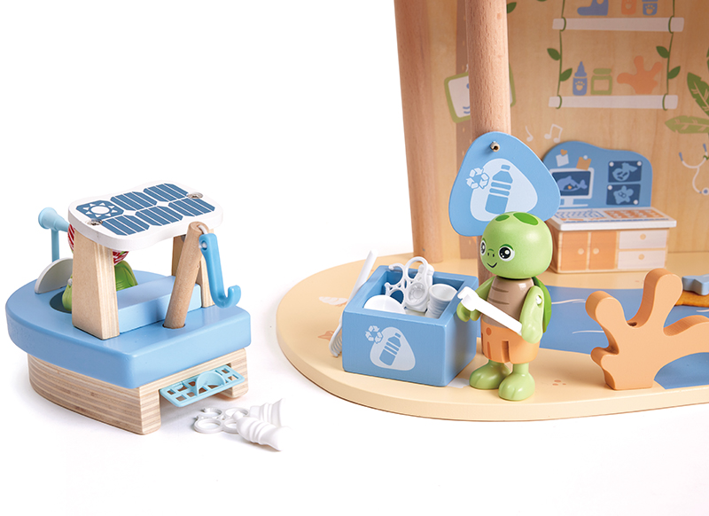 Poppenhuis - Hape Ocean Rescue Beach House - per set