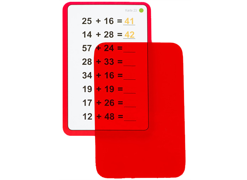 Rekenkaarten - magische kaarten - plus - min - tot 100 - per set
