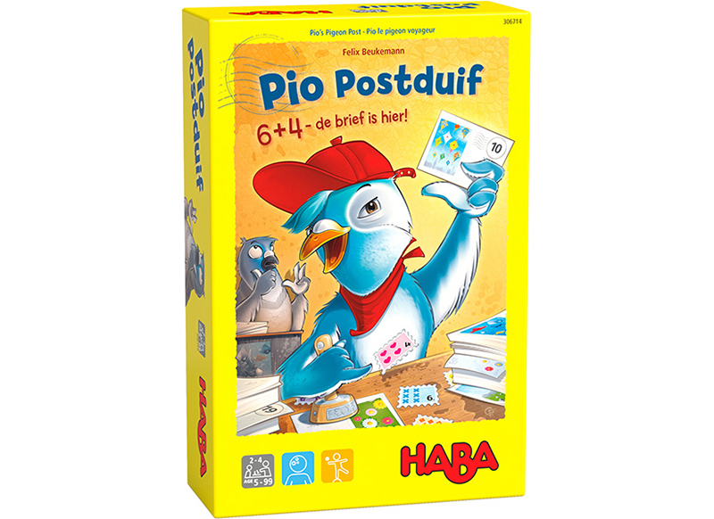 Wiskunde initiatie - spel - Haba - pio postduif - per spel