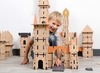 Bouwset - Ardennes Toys - kastelen bouwen - hout - set van 65 assorti