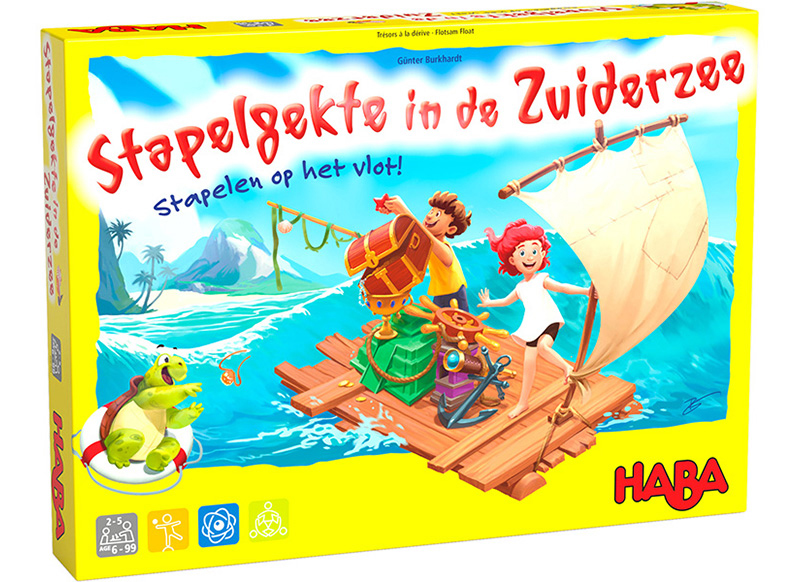 Spellen - behendigheid - Haba - stapelgekte in de zuiderzee - per spel