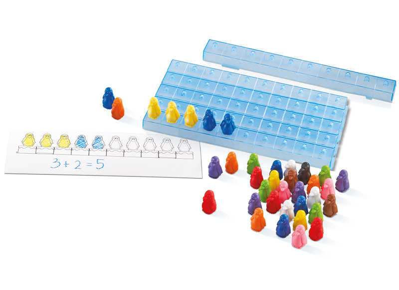 Getallen - Learning Resources Penguins On Ice Math Activity Set - honderdveld - pinguïns op het ijs - tellen tot 100 - per set