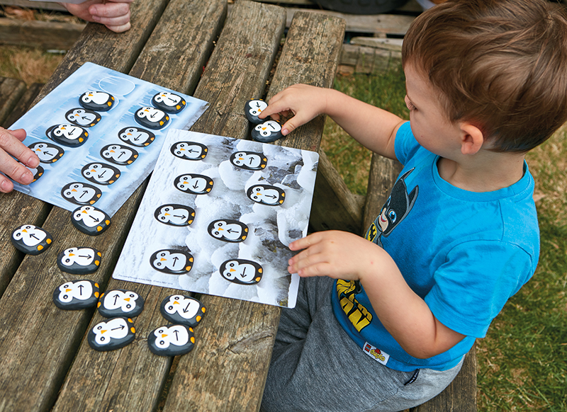 Spel - programmeerspel - Yellow Door Pre-coding Penguin Stones - pinguïn - per spel