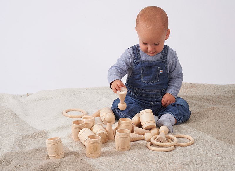Loose parts - tickit Natural Wooden Figures - set van 10