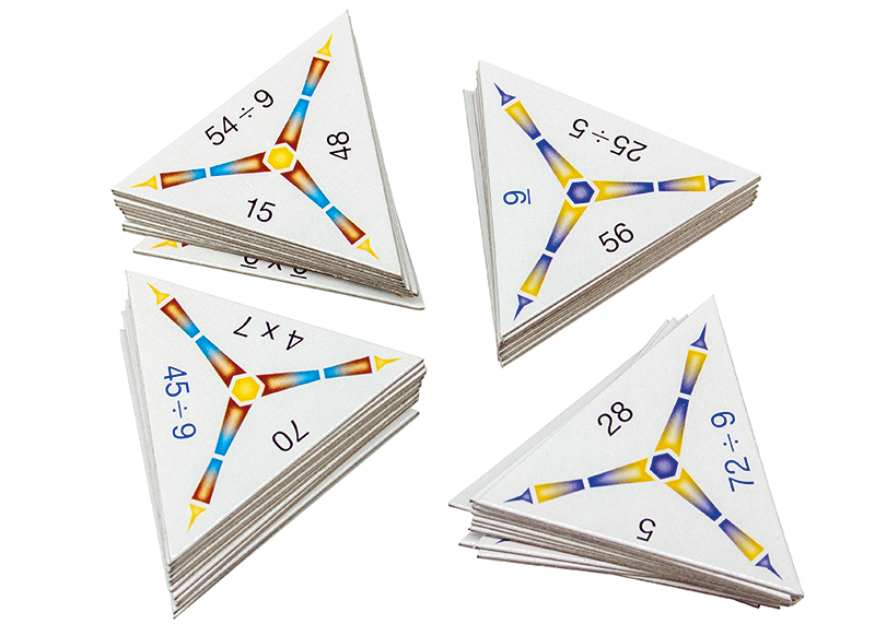 Spel - rekenspel - Schubitrix Mathematik - vermenigvuldigen en delen tot 100 - domino - per spel