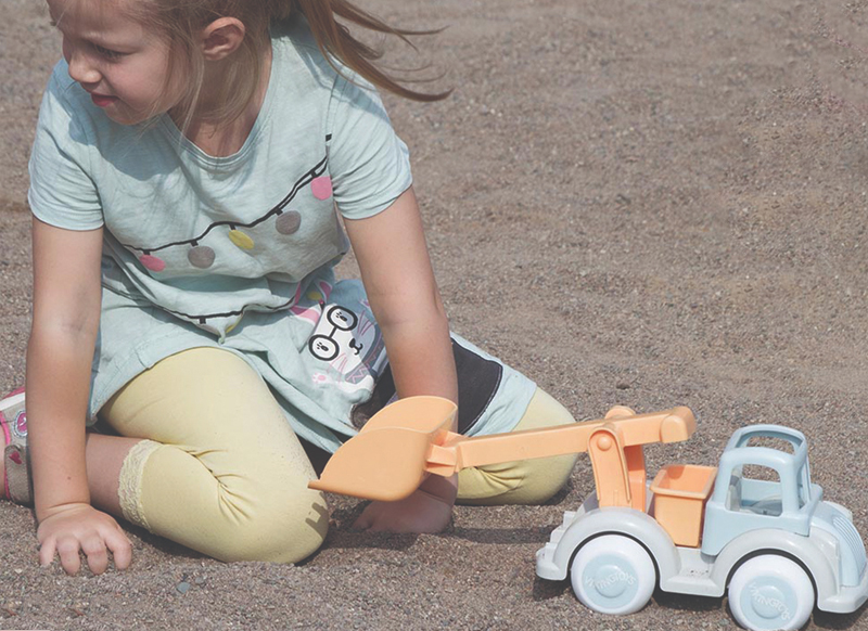 Auto - Viking Toys - jumbo graaftruck - per stuk