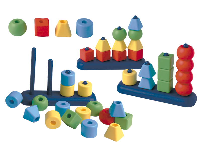 Kleur en vorm - Abacolor - kralen - sorteren - per set