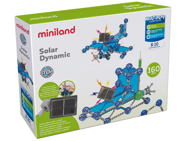 Bouwset - Miniland - Solar Dynamic - maak je eigen zonne-energie constructie - technologie - per set