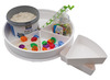 Smartiest pretpakket zand - met gratis archimedes schroef - Inspire My Play PlayTRAY - Open-Ended Play