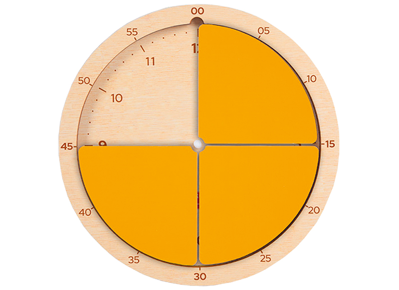 Klok - Akros Let’s Build The Time - bouw de tijd - kloklezen - per stuk