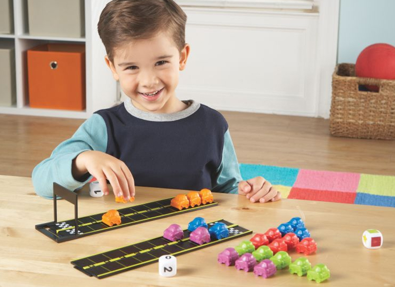 Spel - rekenspel - Learning Resources Mini Motor Math Activity Set - racebaan - per spel