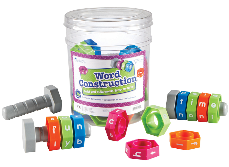Letters - Learning Resources - Word Construction - letterschroef - alfabet - per spel