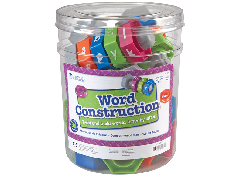 Letters - Learning Resources - Word Construction - letterschroef - alfabet - per spel