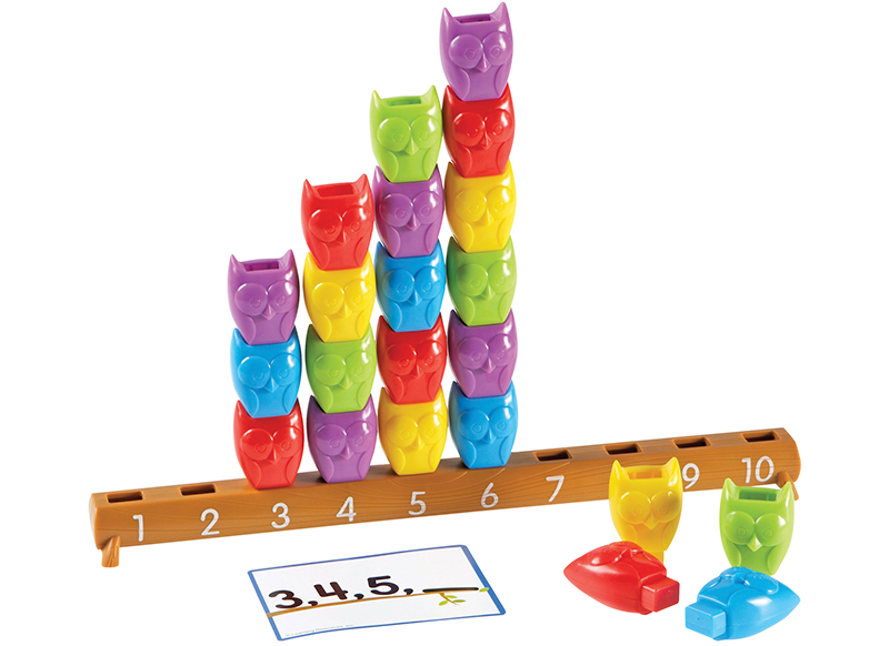 Spel - telspel - Learning Resources 110 Counting Owls Activity Set - uilen tellen - per spel