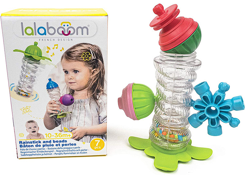Eerste speelgoed - Lalaboom - regenstick - set van 7