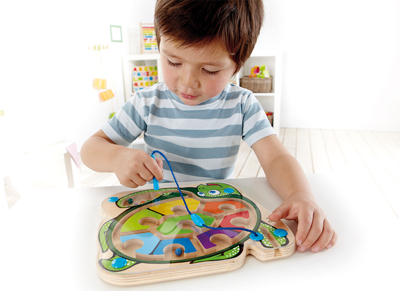 Motoriekborden - Hape - schildpad - magnetisch - fijne motoriek - doolhof - fijne motoriek - per spel
