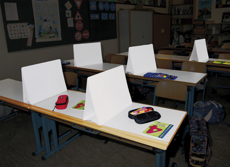 Concentratiescherm - Study Buddy - scherm tegen het spieken - karton - per stuk
