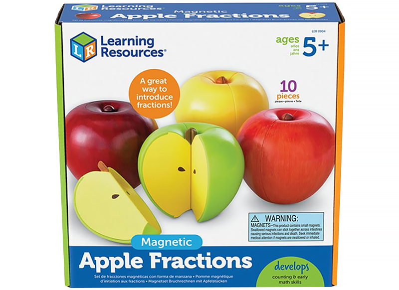 Spel - rekenspel - Learning Resources Magnetic Apple Fractions - breuken - magnetisch - per spel