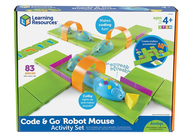 Programmeren - robot - Learning Resources Code & Go Robot Mouse Activity Set - leren programmeren - muis - per set