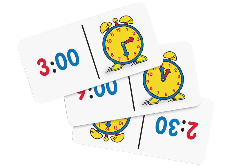 Klok lezen - Learning Resources - Time Dominoes - domino - per spel