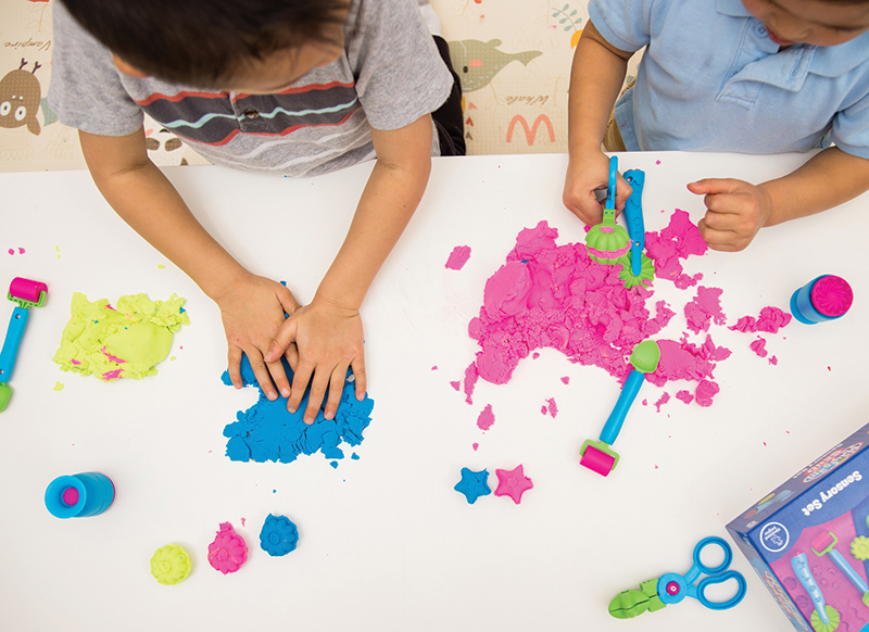 Zand - boetseerzand - Educational Insights Playfoam Sand Sensory Set - speelzand - boetseren - per set