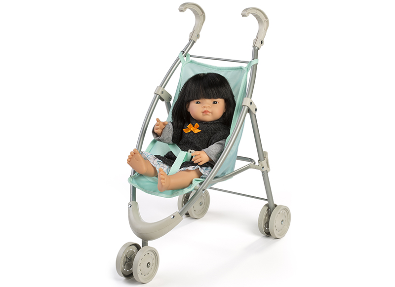Poppen - buggy - Miniland - plooibaar - per stuk