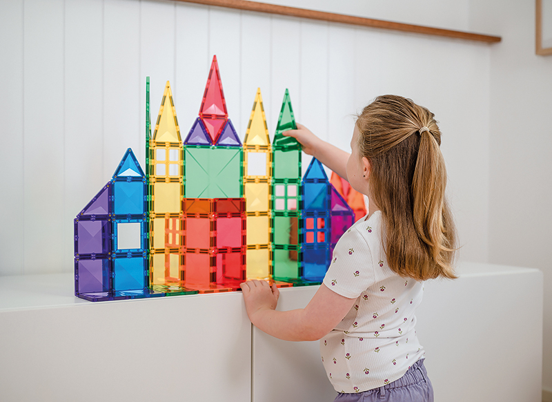 Bouwset - Connetix Rainbow Creative Pack - magnetisch - set van 100 assorti