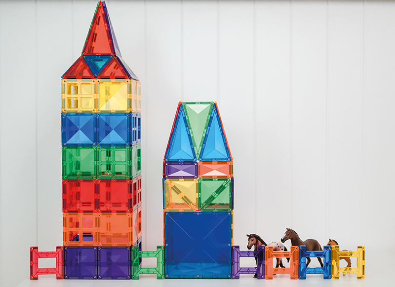 Bouwset - Connetix Rainbow Creative Pack - magnetisch - set van 100 assorti