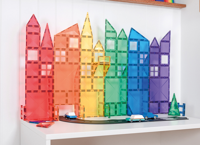 Bouwset - Connetix Rainbow Creative Pack - magnetisch - set van 100 assorti