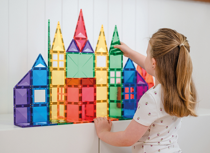 Bouwset - Connetix Rainbow Creative Pack - magnetisch - set van 100 assorti