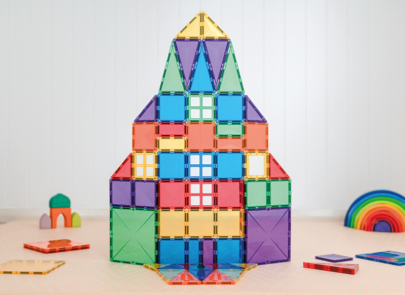 Bouwset - Connetix Rainbow Creative Pack - magnetisch - set van 100 assorti