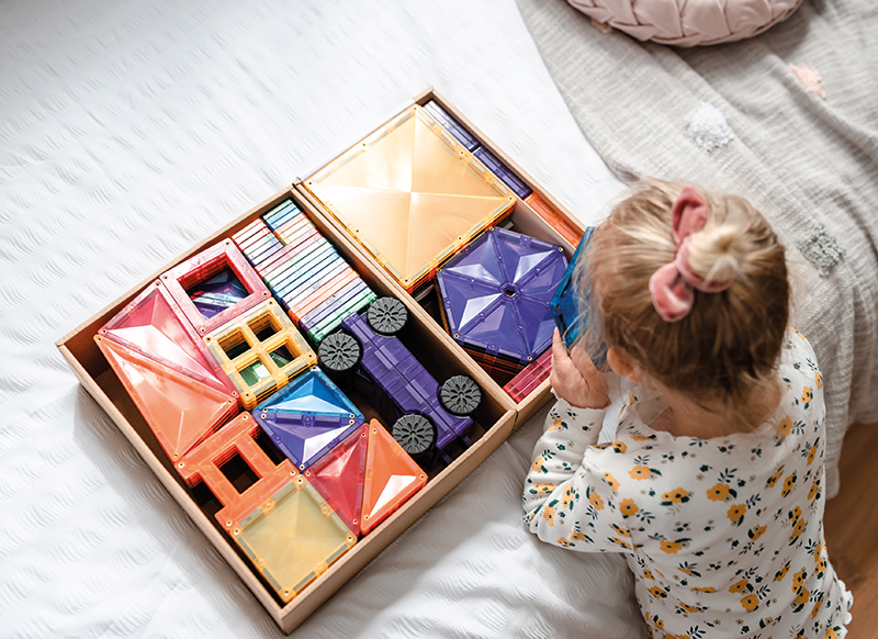 Bouwset - Connetix Rainbow Mega Pack - magnetisch - set van 212 assorti