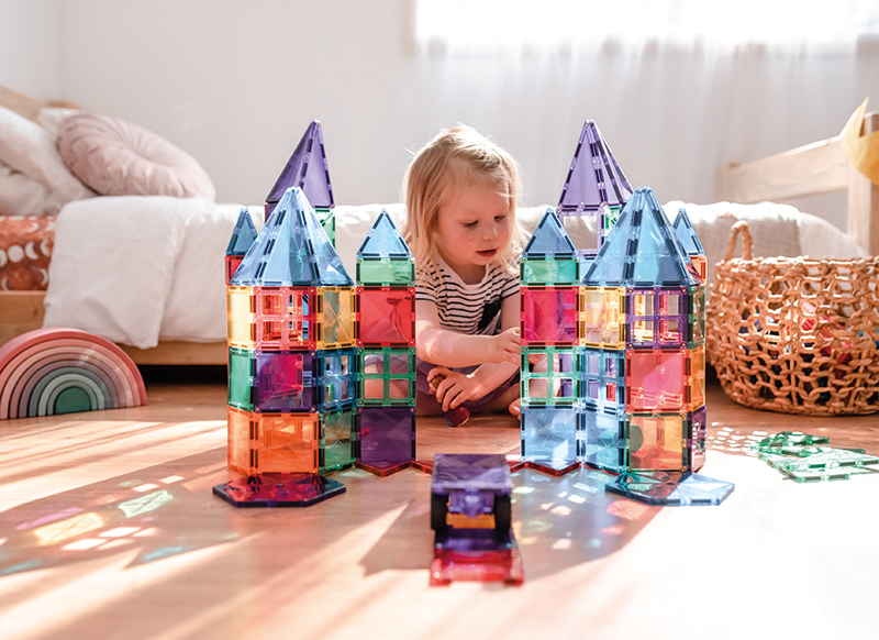 Bouwset - Connetix Rainbow Mega Pack - magnetisch - set van 212 assorti