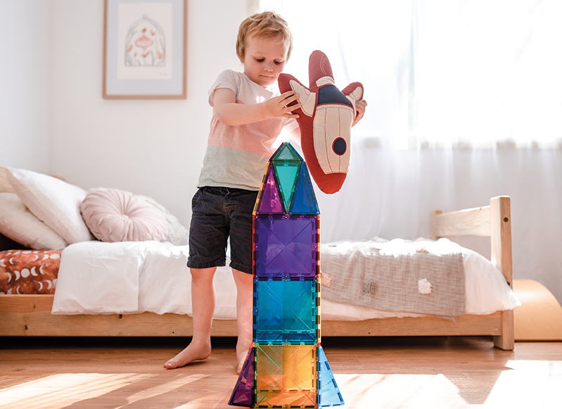 Bouwset - Connetix Rainbow Mega Pack - magnetisch - set van 212 assorti