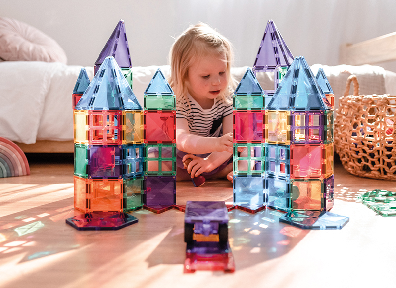 Bouwset - Connetix Rainbow Mega Pack - magnetisch - set van 212 assorti