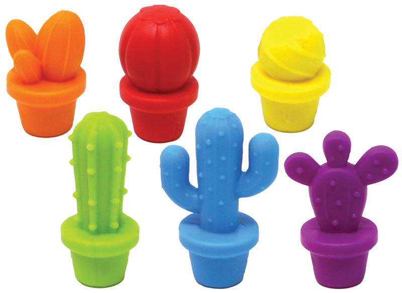 Sorteerfiguren - hand2mind Colourful Cactus Counters - cactussen - set van 72 assorti
