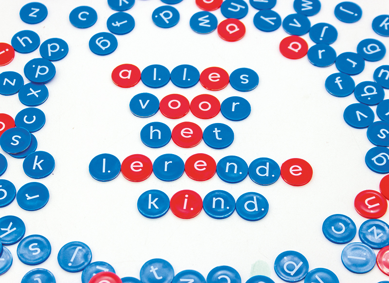 Taal - hhand2mind Lowercase Alphabet Chips - alfabet - letters - magnetische schijfjes - - set van 156 assorti