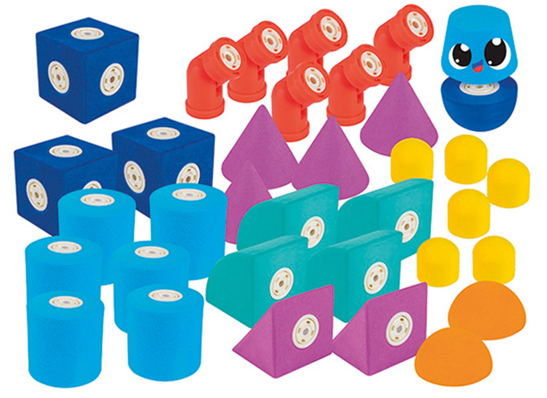 Constructie - blokken - magnetisch - blockaroo - set van 35