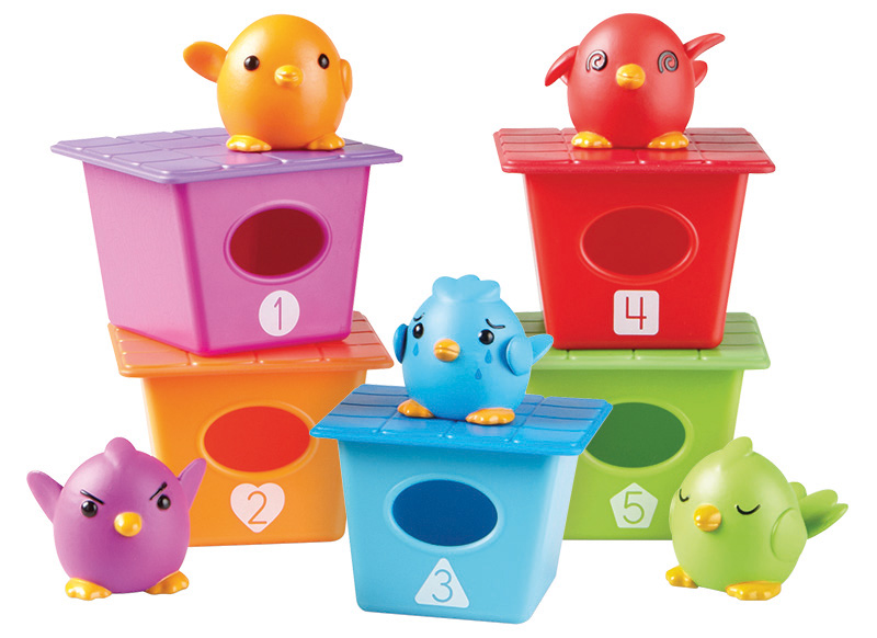 Kleur en vorm - Learning Resources PeekaBird Learning Buddies - leerrijke vogels - per spel