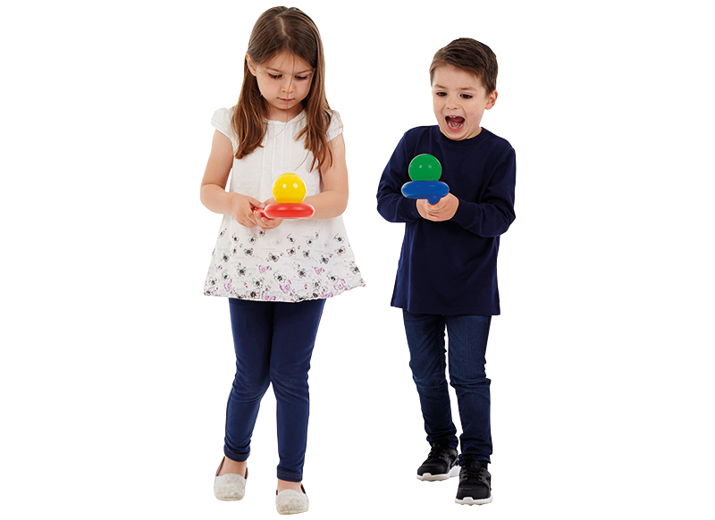 Bal - ballenlepels - EDX Education - balanceren - set van 4 assorti