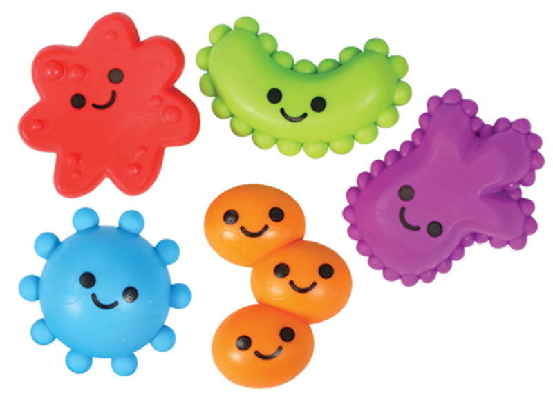 Spel - sorteerspel - Learning Resources Silly Science Fine Motor Sorting Set - fijne motoriek - microbe - per spel