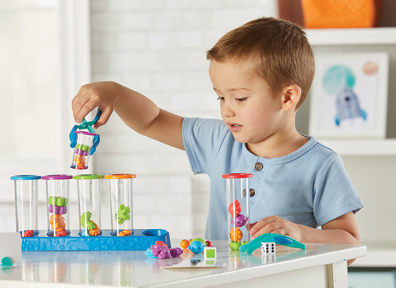 Spel - sorteerspel - Learning Resources Silly Science Fine Motor Sorting Set - fijne motoriek - microbe - per spel