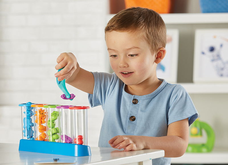Spel - sorteerspel - Learning Resources Silly Science Fine Motor Sorting Set - fijne motoriek - microbe - per spel