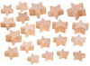 Eerste speelgoed - hout - houten sterren verschillende grootten - set van 21