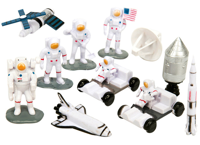 Speelfiguren - TTS - ruimtevaart - astronauten - per set