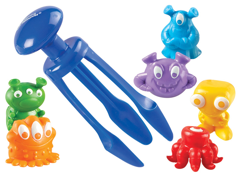 Sorteerfiguren - Learning Resources Grab & Sort Fine Motor Alien Counters - fijne motoriek - set van 37 assorti