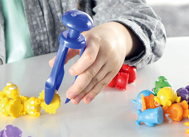 Sorteerfiguren - Learning Resources Grab & Sort Fine Motor Alien Counters - fijne motoriek - set van 37 assorti