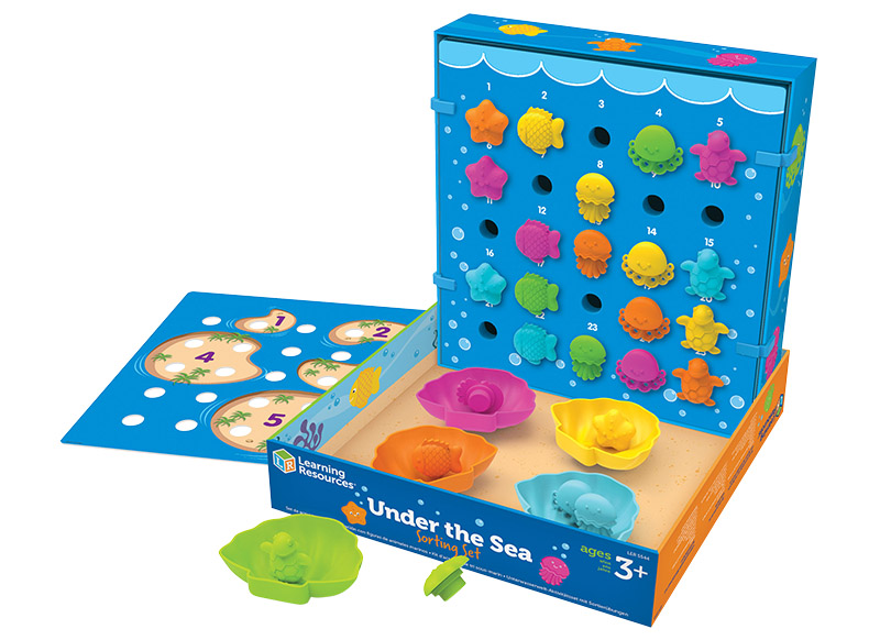 Spel - sorteerspel - Learning Resources Under The Sea Sorting Set - diep in de zee - sorteren - per spel